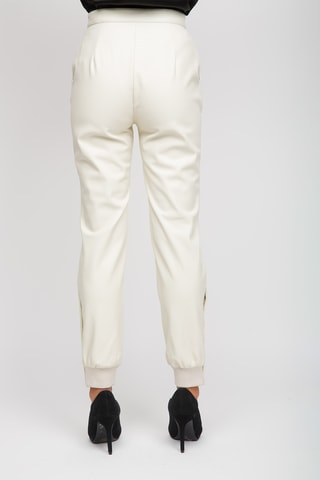 Pantalon taille haute - Blanc