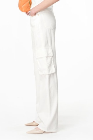 Pantalon cargo - Blanc