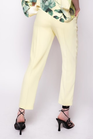 Pantalon 7/8 taille haute - Jaune