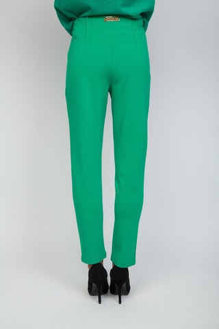 Pantalon taille haute - Vert foncé