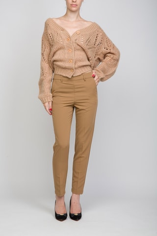 Pantalon 7/8 taille haute - Camel