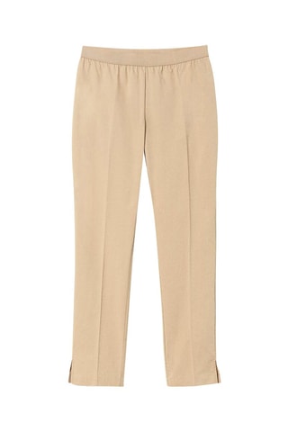 Pantalon droit 7/8 Beige