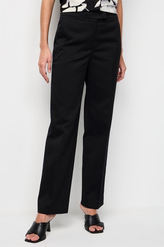 Pantalon droit Noir
