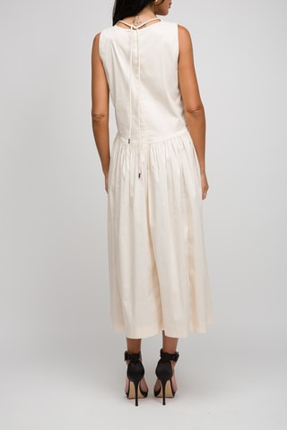 Robe midi - Rose poudré