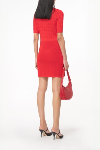 Robe fourreau - Rouge