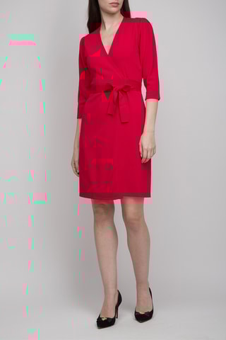 Robe portefeuille - Rouge