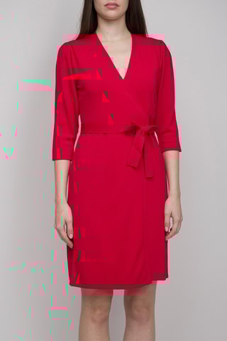 Robe portefeuille - Rouge