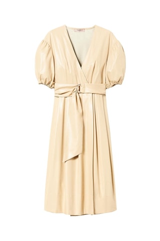 Robe midi Beige