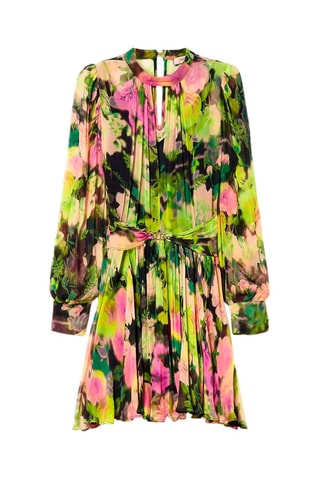 Robe patineuse - Vert et noir