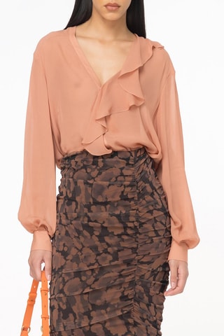 Blouse - Marron clair