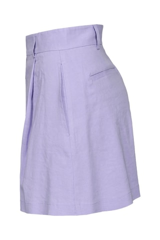 Short en lin - Violet