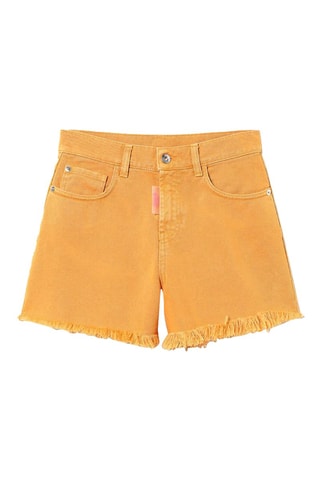 Short en jean Moutarde
