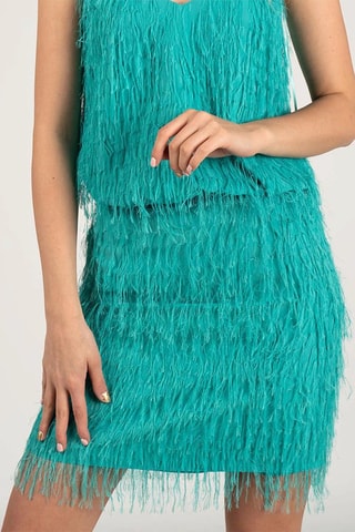 Jupe fourreau - Turquoise