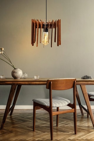 Suspension ajustable - Imitation noyer - 40 W