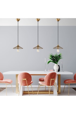 Suspension Eclipse - Doré - 40 W