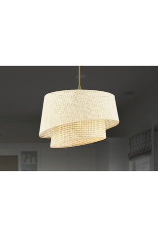 Suspension Barette Hazeran - Crème - 45-60 W