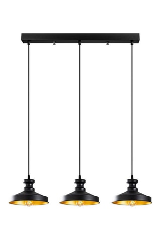 Suspension Berceste - Noir - 3 x 100 W