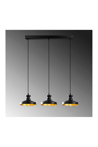 Suspension Berceste - Noir - 3 x 100 W
