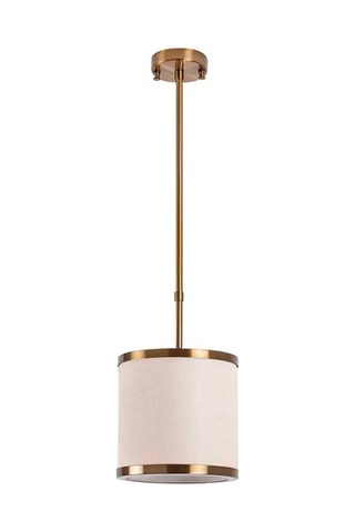 Suspension Way - Blanc et doré - 40 W