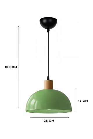 Suspension - Vert menthe - 40 W