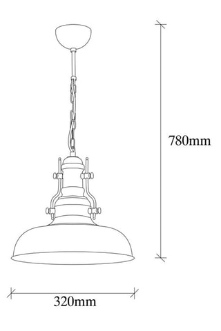 Suspension Berceste - Noir - 100 W