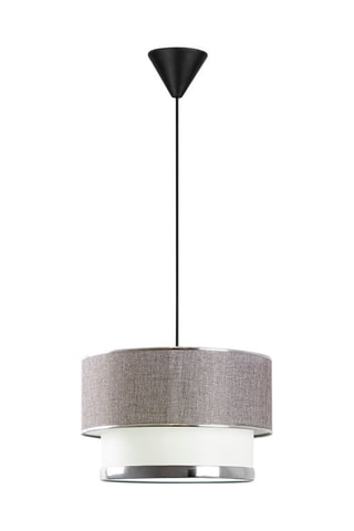 Suspension Cake - Gris et argenté - 40 W