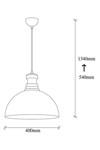 Suspension Berceste - Doré - 100 W