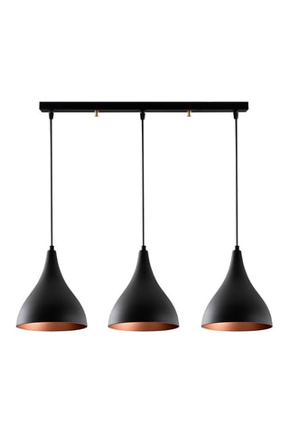 Suspension Berceste - Noir - 3 x 100 W