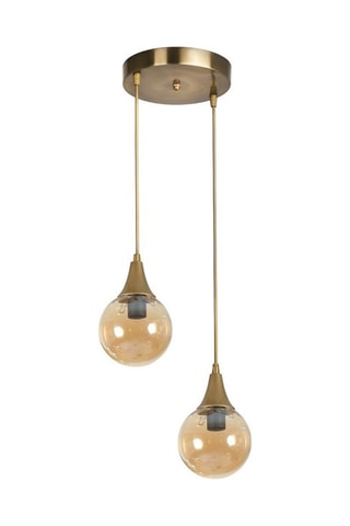 Suspension Afra 2 - Doré - 2 x 60 W