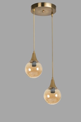 Suspension Afra 2 - Doré - 2 x 60 W