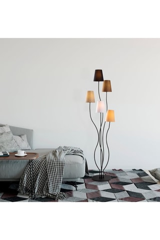 Lampadaire Bonibon - Noir et marron