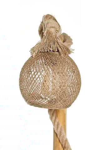 Lampadaire Yildo - Noir et doré - 2 x 60 W