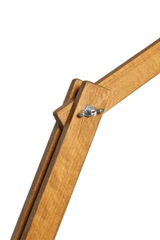 Lampadaire trépied - Marron et blanc - 60 W