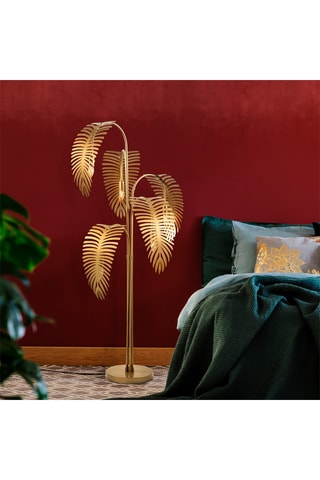 Lampadaire - Doré - 5 x 40 W