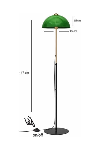 Lampadaire - Vert - 40 W