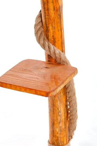 Lampadaire en bois - Naturel