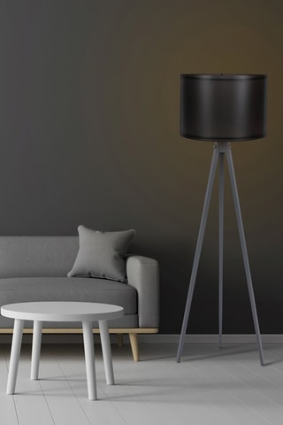 Lampadaire - Noir - 45-60 W - 145 cm