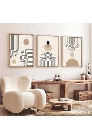 Triptyque Huhu - 50 x 70 cm