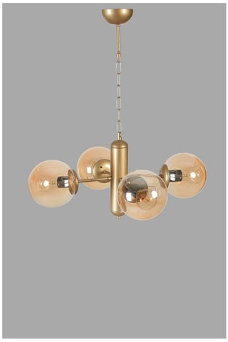 Suspension Bankok 4 - Doré - 4 x 60 W