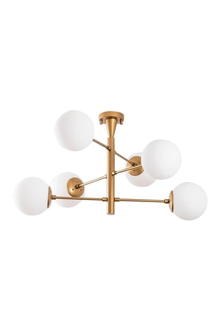 Suspension Arge - Doré - 6 x 40 W