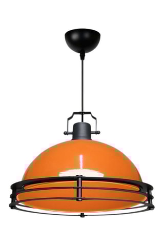 Suspension LED Ayd - Orange et noir - 15 W