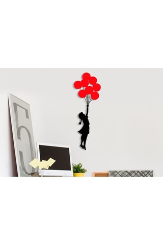 Décoration murale "Fille aux ballons volants" - Banksy