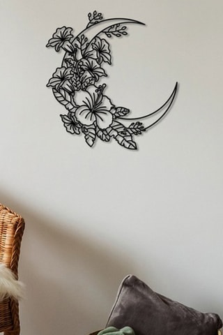 Décoration murale - 50 x 47 cm - Noir