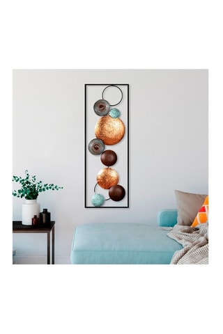 Décoration murale Textured - 
Doré et bleu