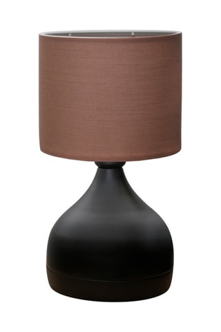 Lampe à poser Ayd Noir et marron