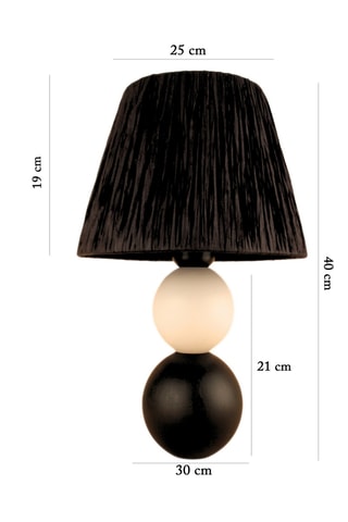Lampe à poser - Noir - 40 W