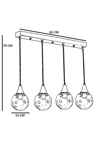 Suspension - Doré - 40 W