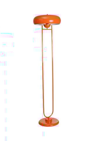 Lampadaire - Orange - 155 cm - 40 W