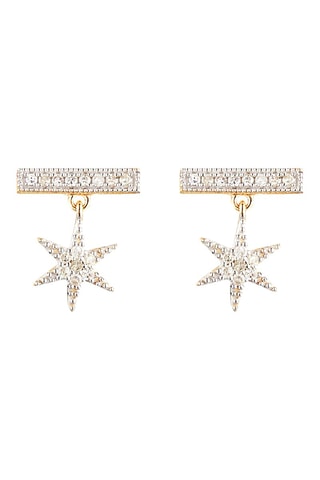 Boucles d'oreilles Stuga Or jaune et diamants