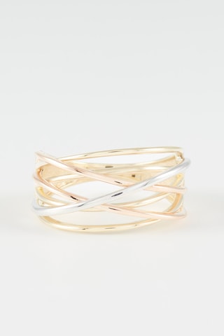 Bague Rose - 
Or blanc, jaune et rose